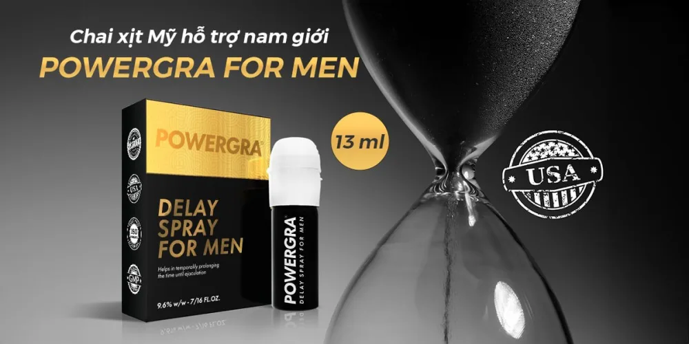 Powergra Herbal Delay Spray for Men 13ml Safe Longer — Natural Herbal Formula for Safe Use