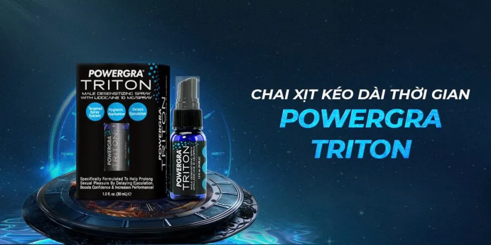 Powergra Triton 30ml Male Delay Spray Long-Lasting USA — Crafted with a cutting-edge formula featuring natural