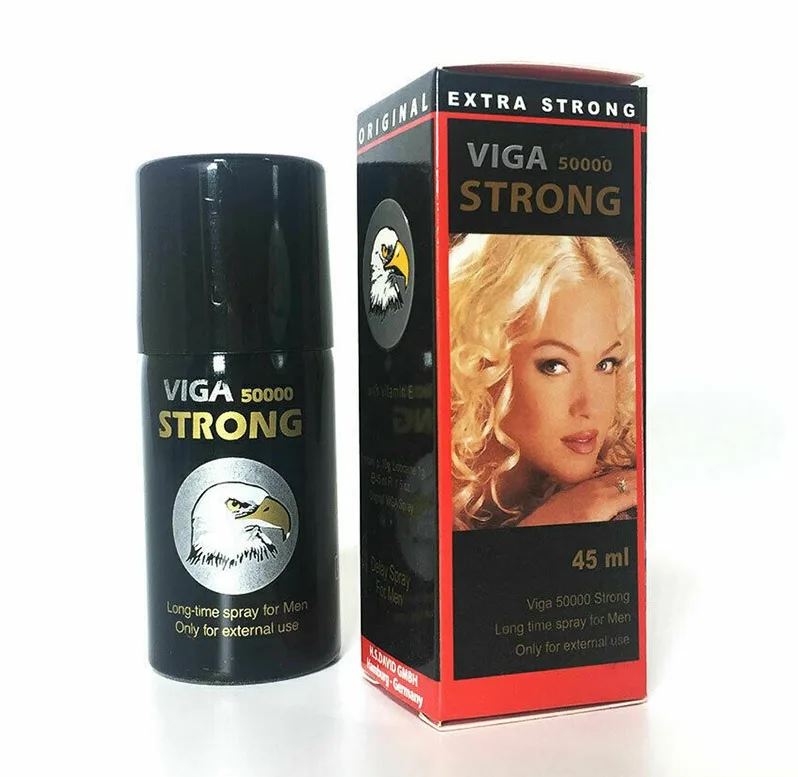 Viga Strong Delay Spray 45ml Male Performance Enhancer — This 45ml spray combines advanced technology and nourishing