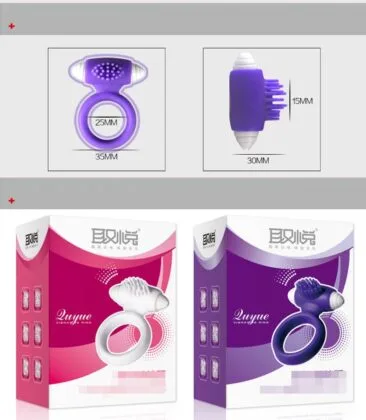XTS12 Textured Silicone Vibration Ring for Pleasure — hình 2