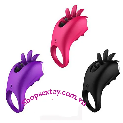 XTS 19 2-in-1 Rotating Licking Vibrating Couples Ring — Easy to Use & Clean