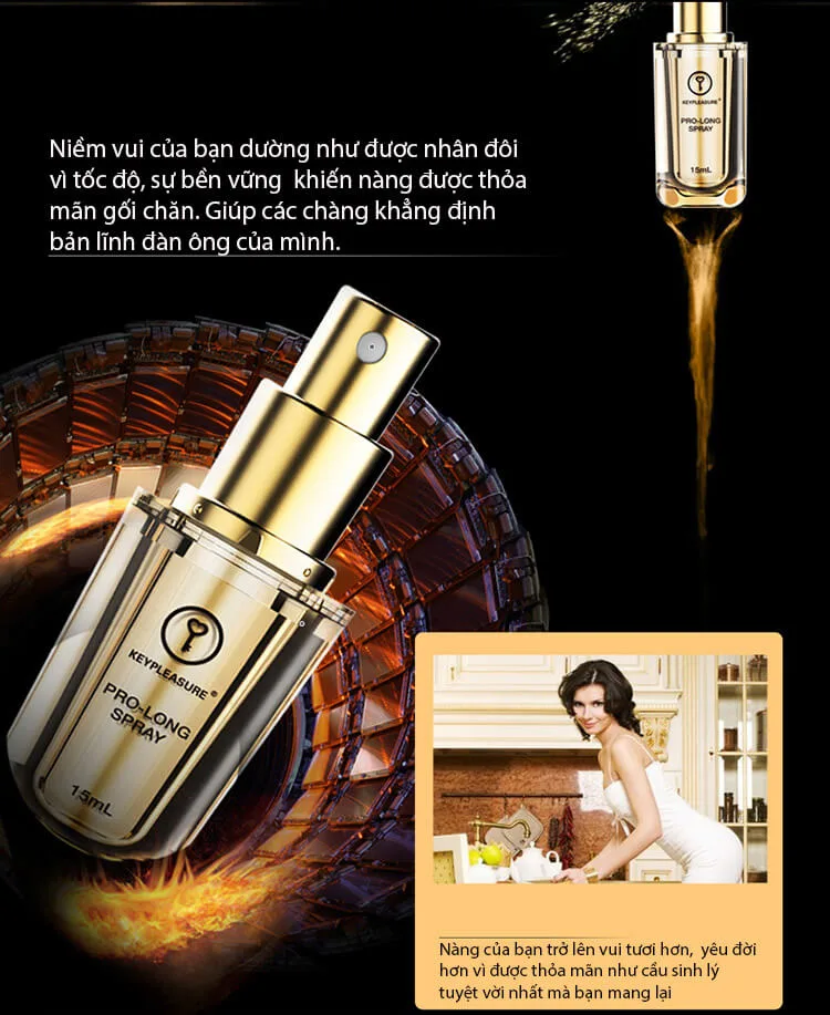 Key Prolong Spray Male Delay Lasting Performance Enhancer — hình 6