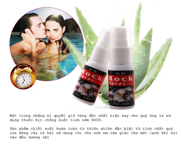 Rock Spray Delay Stimulant Extend Performance Long Lasting — Product Highlights