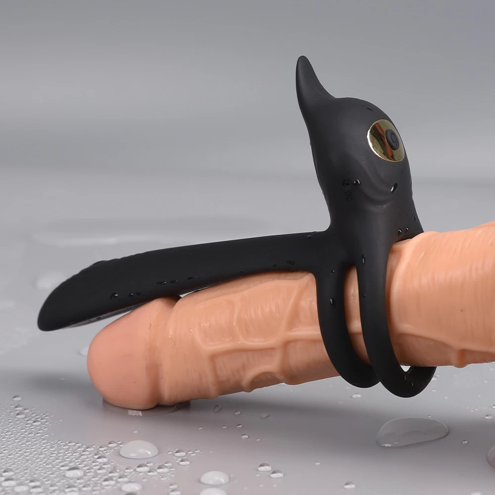 Yeain Little Devil Remote Ring Male Delay Vibration — Unique Dual-Ended Vibration for Intense Sensations