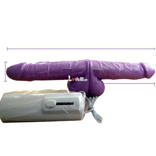 Double-Ended Vibrating Dildo Lesbian Strap-On Soft Silicone — Its remarkable softness, lifelike texture, and powerful
