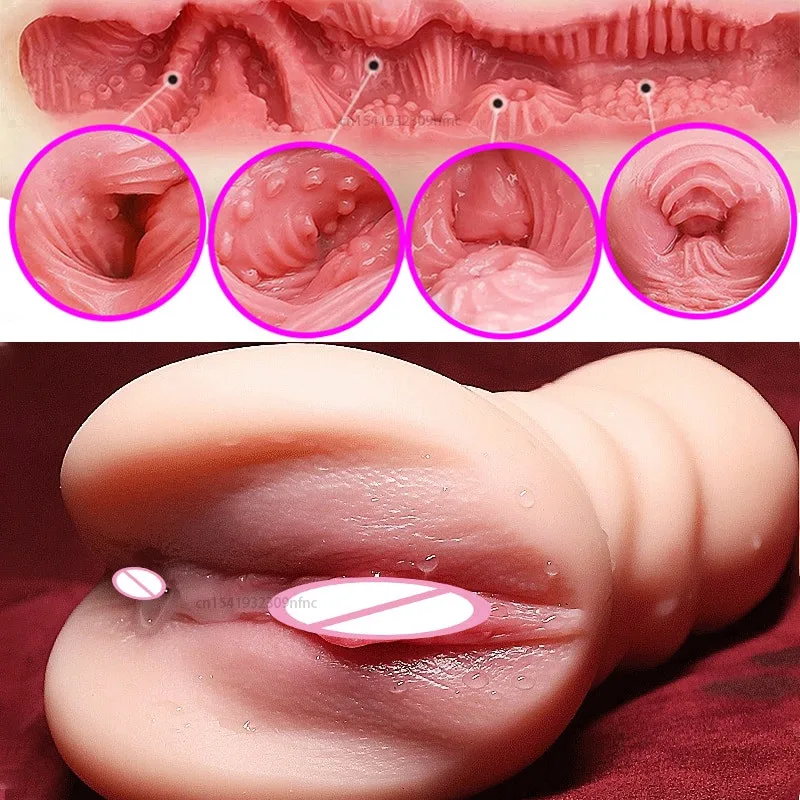 Silicone Heated Realistic Soft Male Masturbator 16cm — hình 13