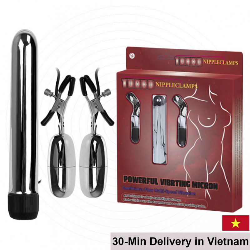 Baile Premium G-Spot Vibrator with Nipple Clamps 