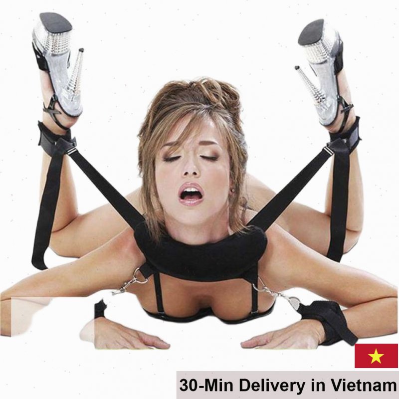 Soft Bondage Restraint Set for Hands, Feet and Neck – Comfortable Fit 