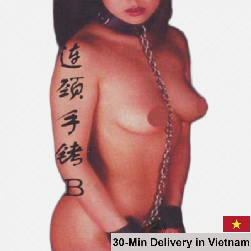 Da + Metal Hand & Neck Bondage Restraints Sensual Toy 