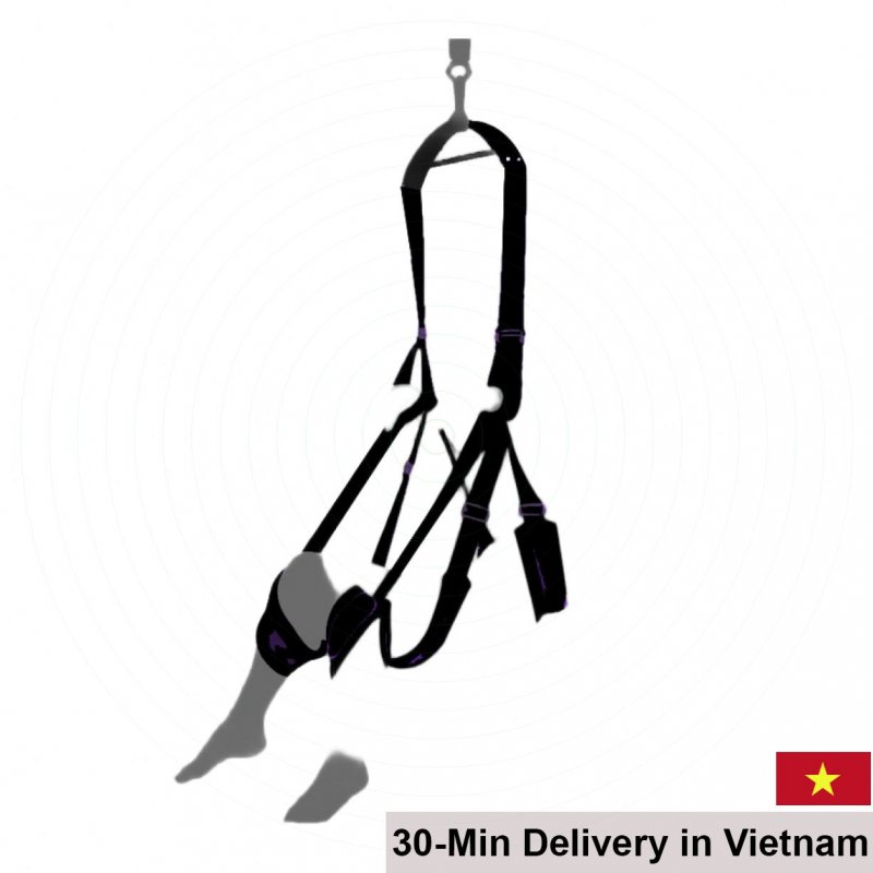 Ceiling Hanging Swing Set for Couples Bondage and Play 