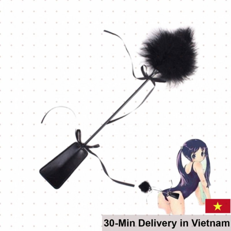 Feather Tickler with Leather Strap Sensual Tease 