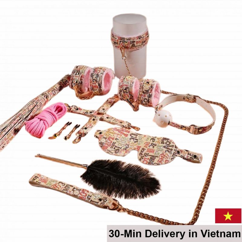 Mizzzee 12-Piece BDSM Bundle Sparkling Durable Adult Kit 