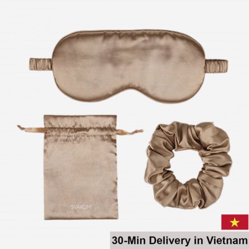 Svakom Silk Satin Eye Mask and Hair Tie Gift Set 