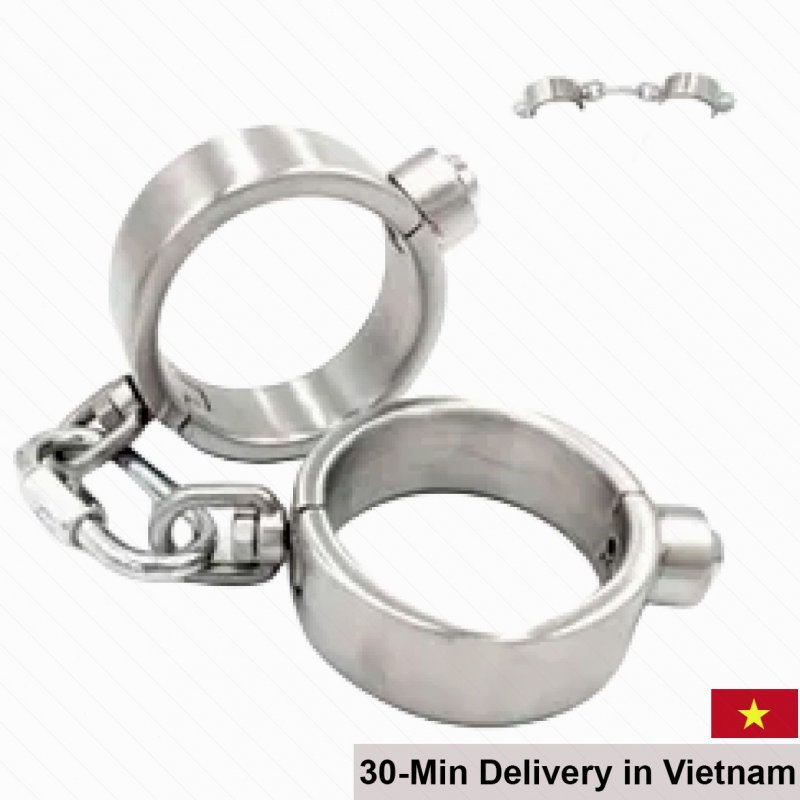Metal Wrist Restraint Handcuffs BDSM Bondage Pleasure 