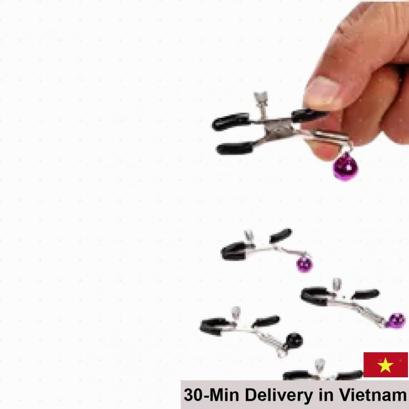 Nershae BDSM Metal Nipple Clamps Intense Erotic Play Accessory 