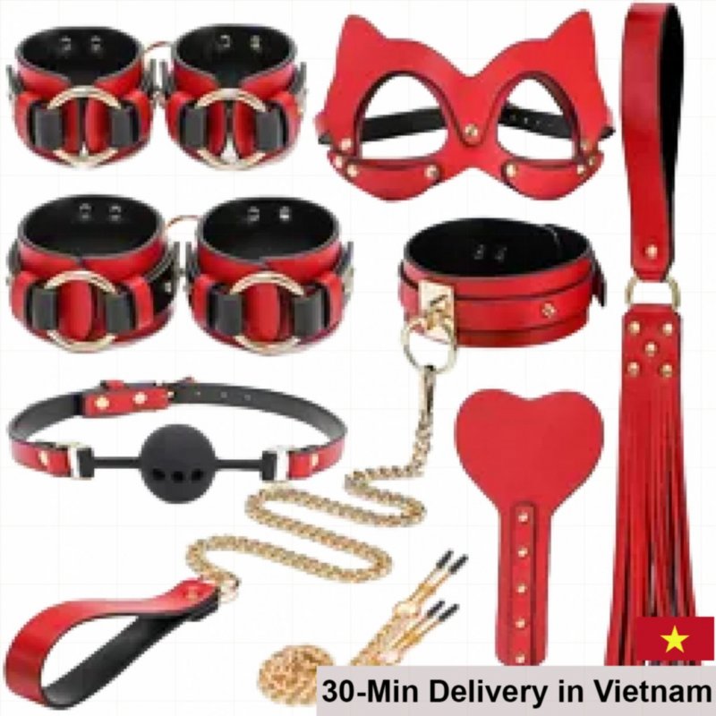 BDSM 8-Piece Kit Explore Ultimate Pleasure Safe Materials 