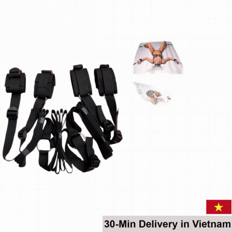 BDSM 4-Piece Restraint Kit For Intense Pleasure 