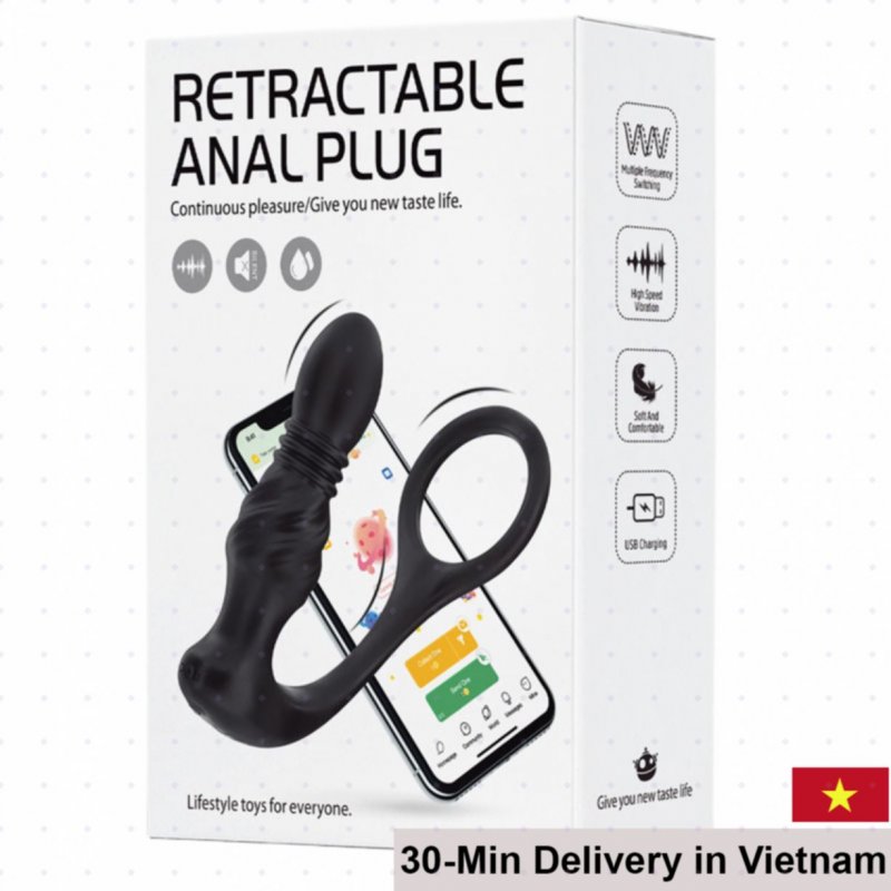 Smart Prostate Massager with 10 Vibration Modes App Control 