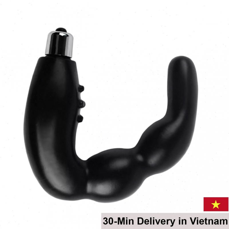 C G Spot Prostate Massager Anal Vibrator Black 