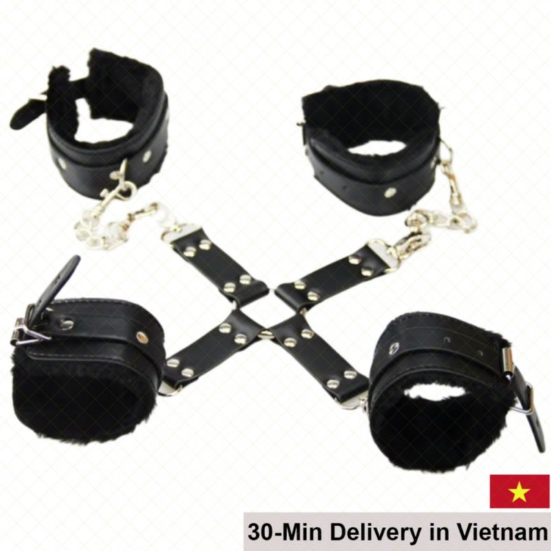 BDSM Restraint Hand Leg Bondage Set Enhance Pleasure 