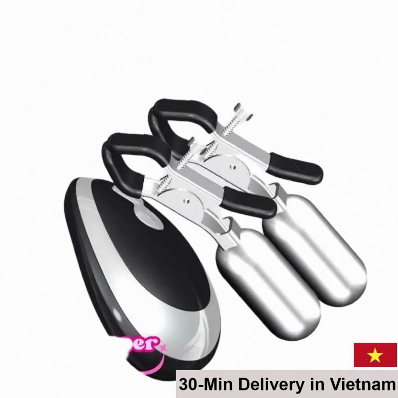 Sella Stainless Steel Clitoral Clip 10 Modes Strong Vibration 