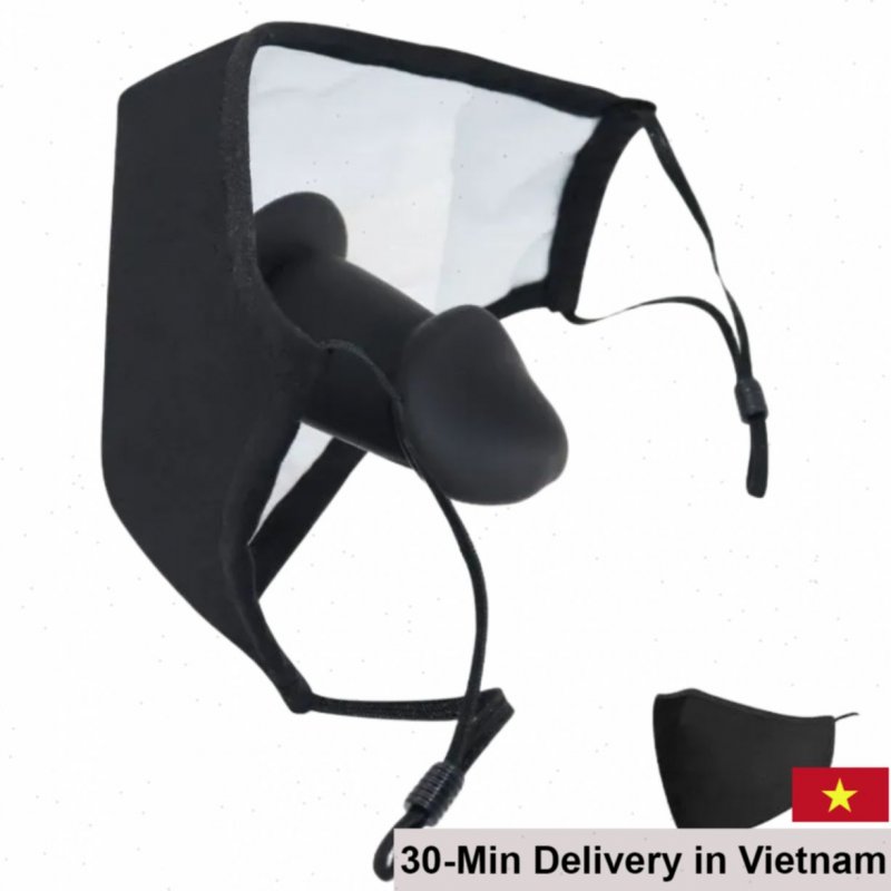 BDSM Silicone Dildo Mask Comfortable Wear for Extended Use 