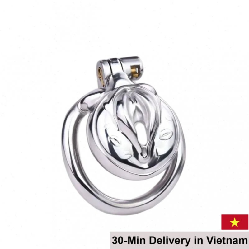 Vaginal Lock Penis Cage Stainless Steel Erotic Restraint 