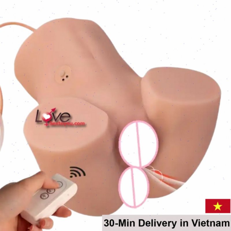 Premium Remote Control Vibrating Realistic Masturbation Doll 