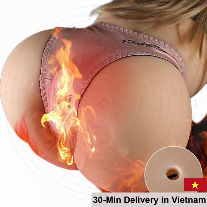 Large Heated Silicon Buttocks with Intelligent Warmth 
