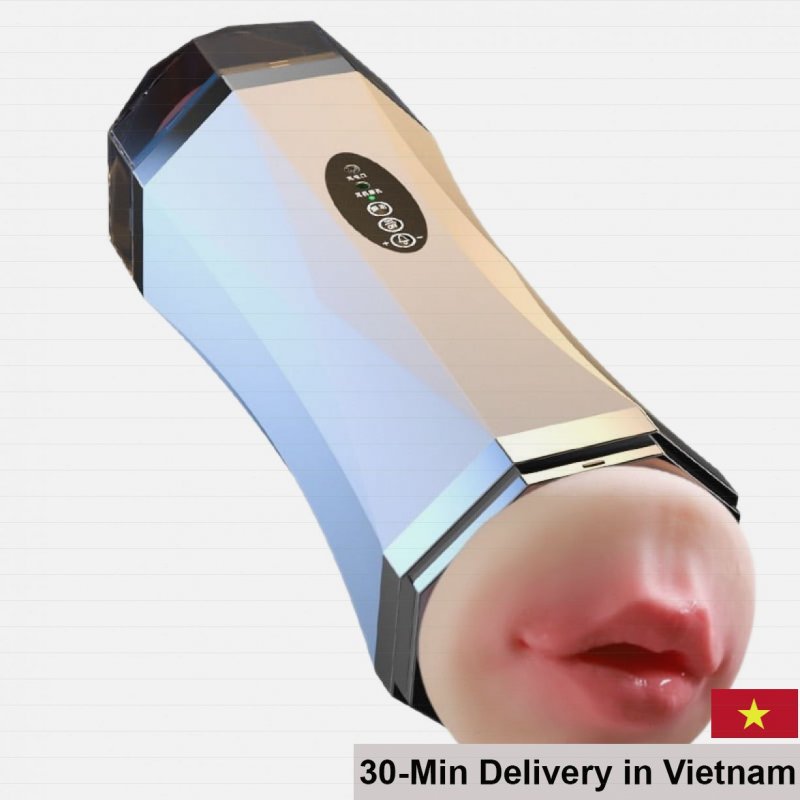 Yomushi 2-Headed Vibrating Rimming Masturbator Cup 