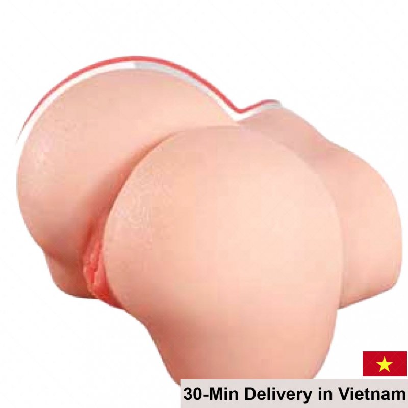 Silicone Solid Butt Masturbator Male Pleasure Toy Safe 