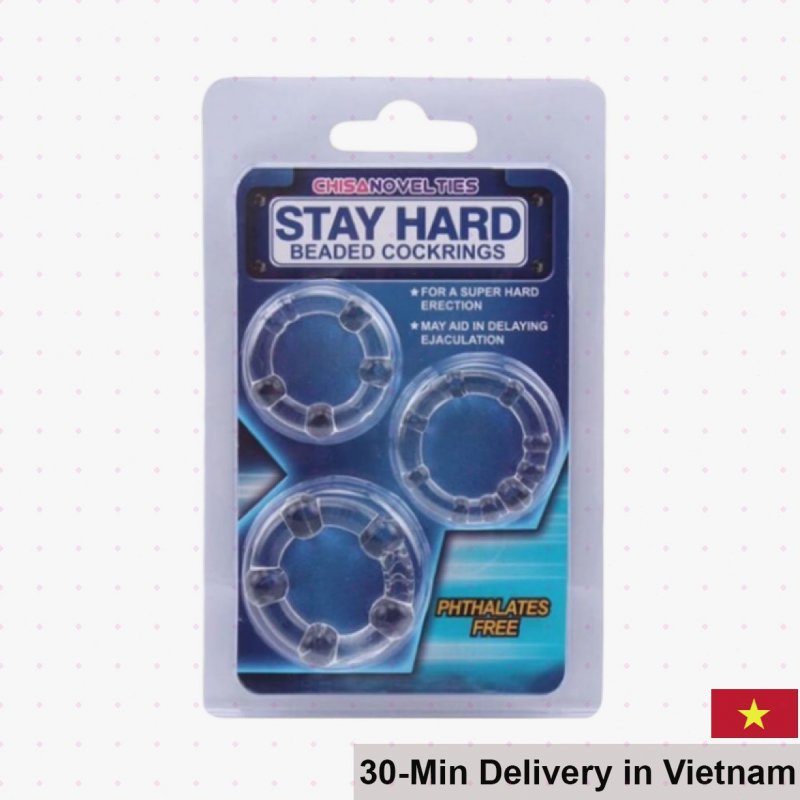 Stayhard Time-Extending Male Cock Ring Comfortable 