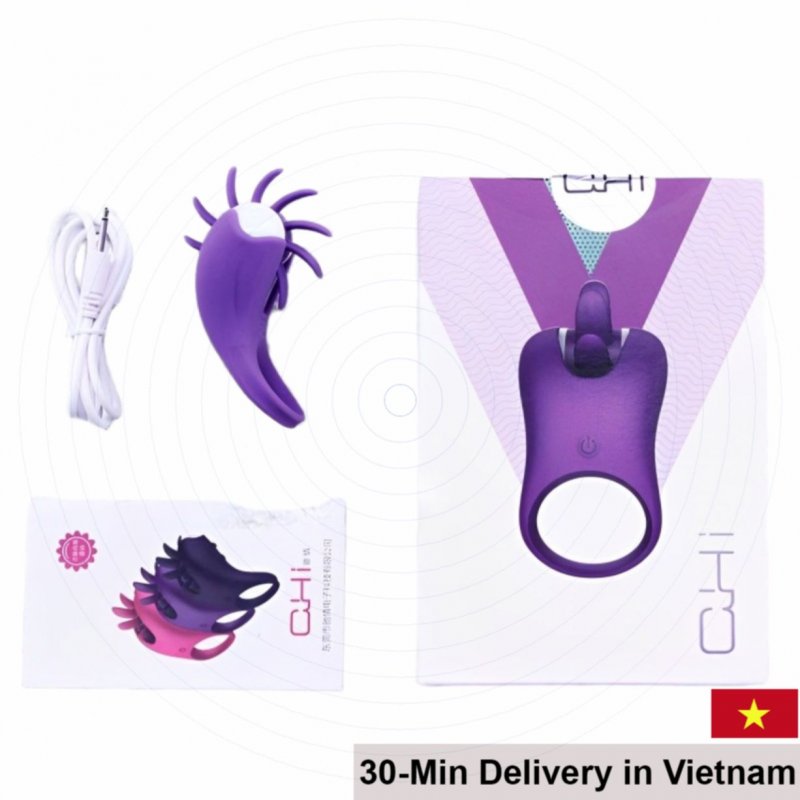Super Pleasure Licking Ring With 10 Vibration Modes 