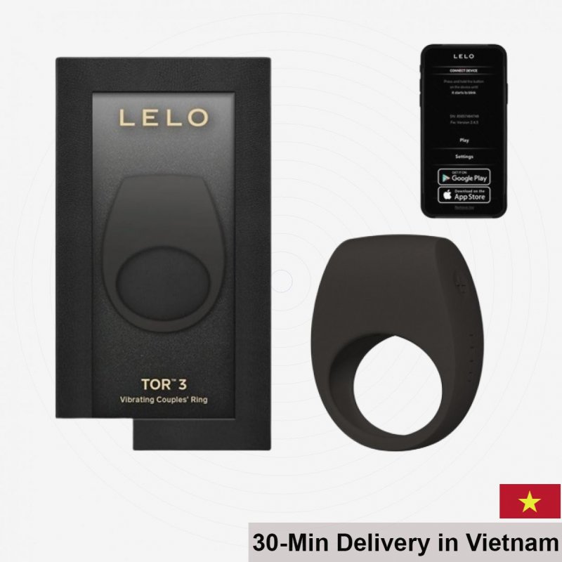 Lelo Tor Remote-Controlled Vibrating Silicone Cock Ring Set 