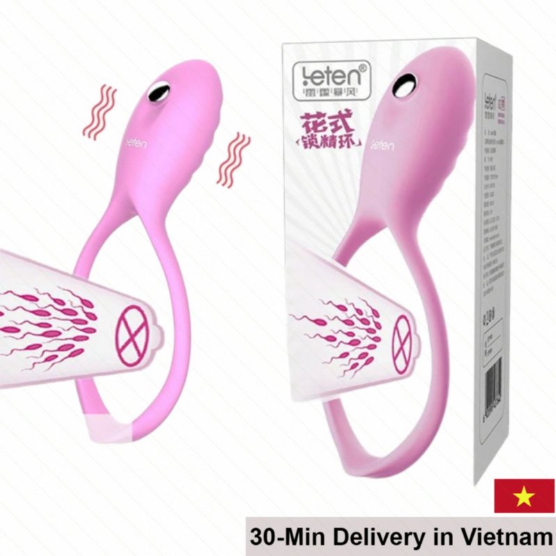 Leten Vibe Men’s Love Ring Soft Silicone for Stronger Erection 