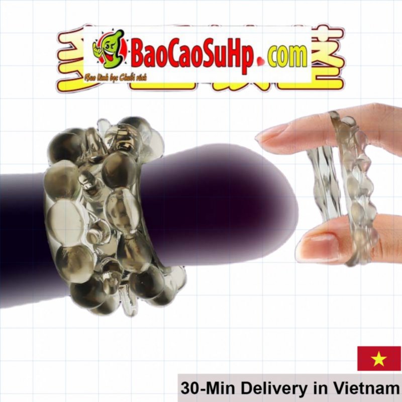 Mizzzee Dizzzmen Double Beaded Soft Textured Cock Ring 