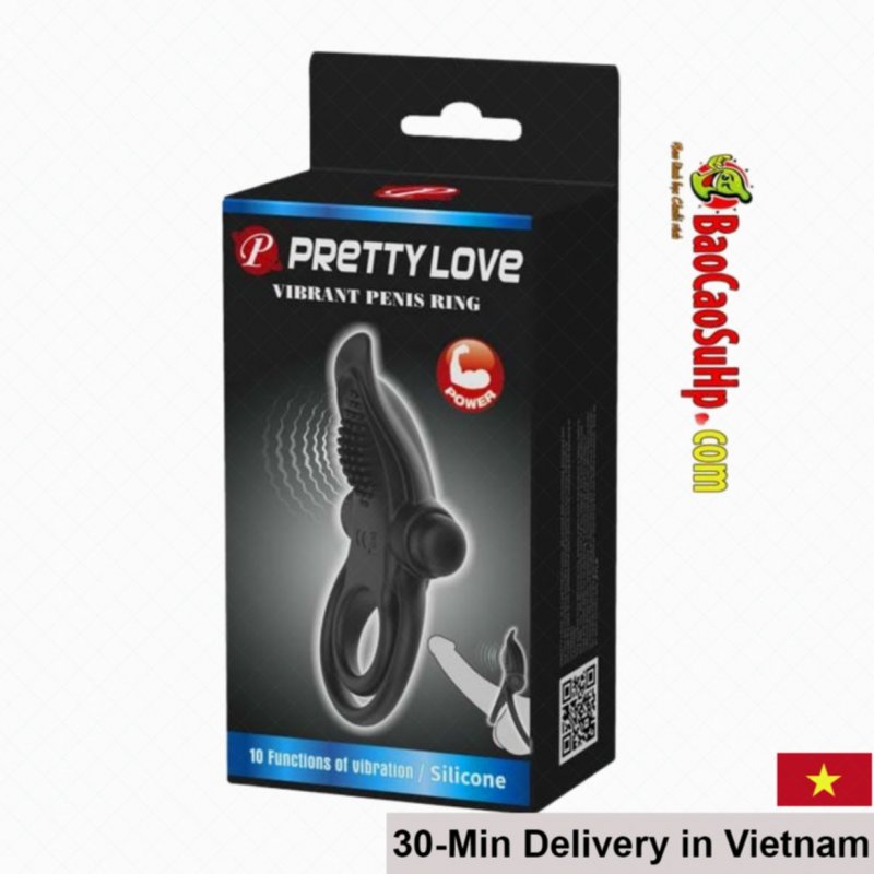 Baile Prettylove BI-210203 Ring Tongue Licking Vibrator 