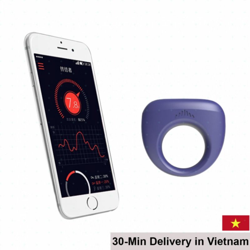 Magic Dante II Phone-Controlled Premium Silicone Vibrator Ring 