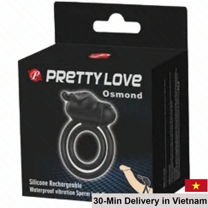Prettylove Osmond Ring Vibrator Delay Booster for Men 