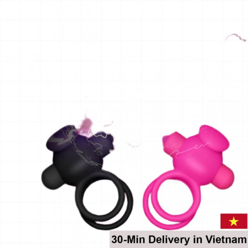Lovetoy Duo Premium Tongue-Lick Ring Rechargeable Vibrator 