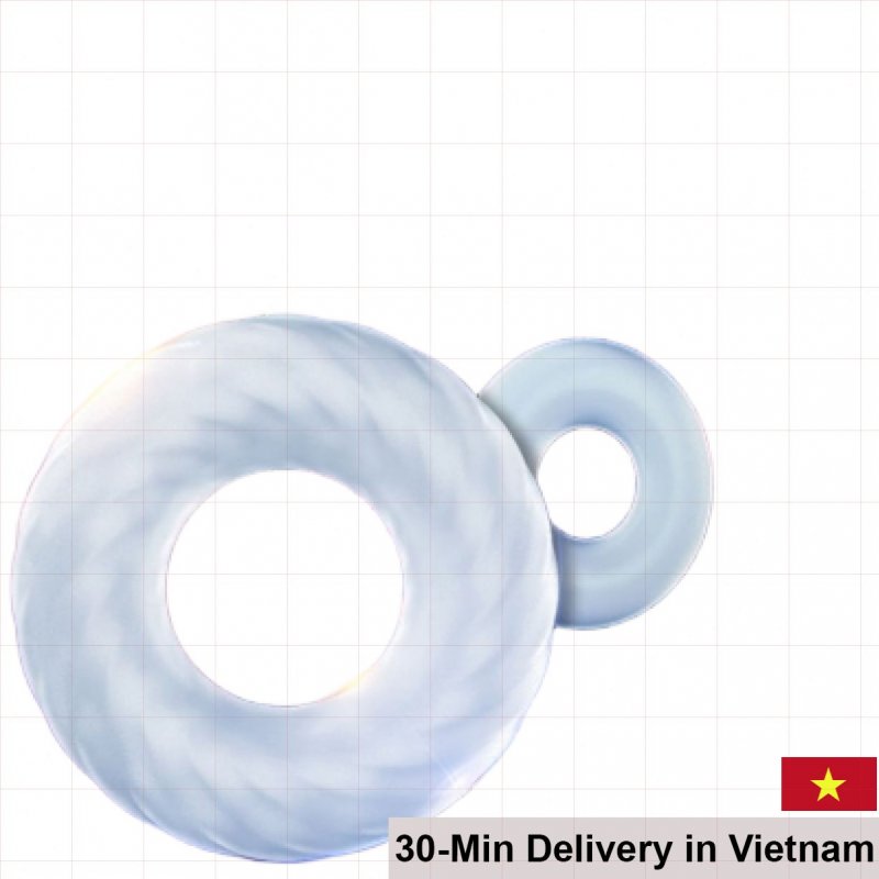 Leten Super Cock Silicon Delay Ring Anti-Ejaculation Prolong Sex 