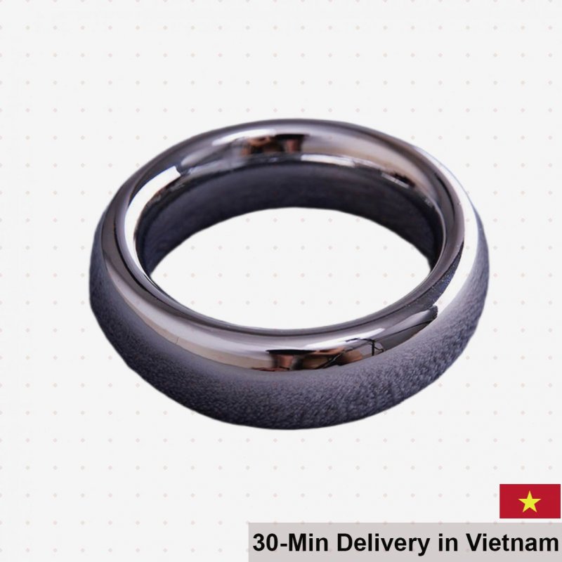 DC70M Luxury Metal Penis Ring Enhance Stamina Anti-Ejaculation 
