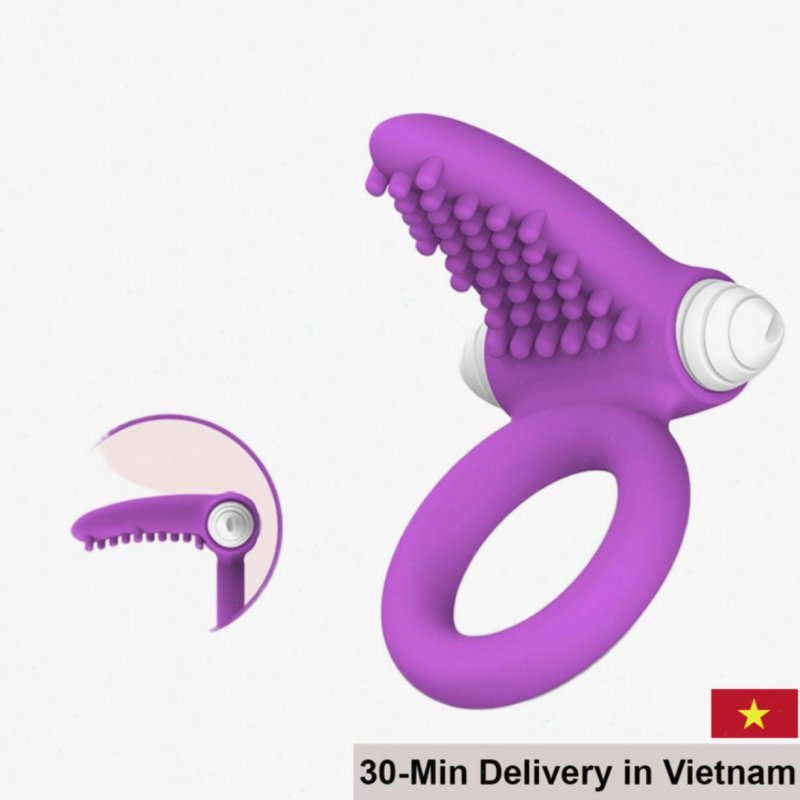 Dolphin Clever Tongue Ring Delay Male Vibrator 