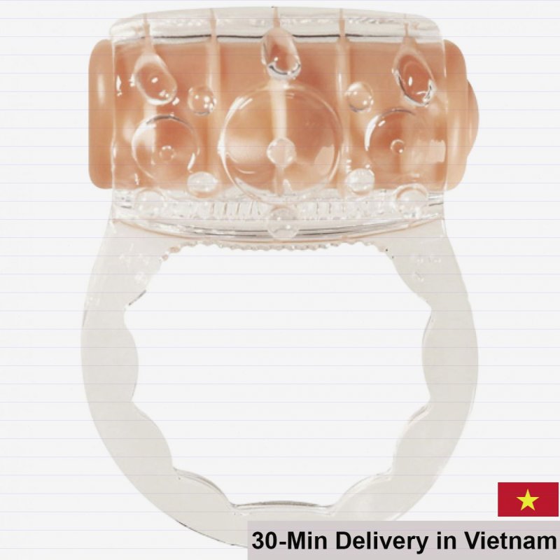 Thin Strap Penis Ring with Powerful Vibrations for Enhanced Sensation 