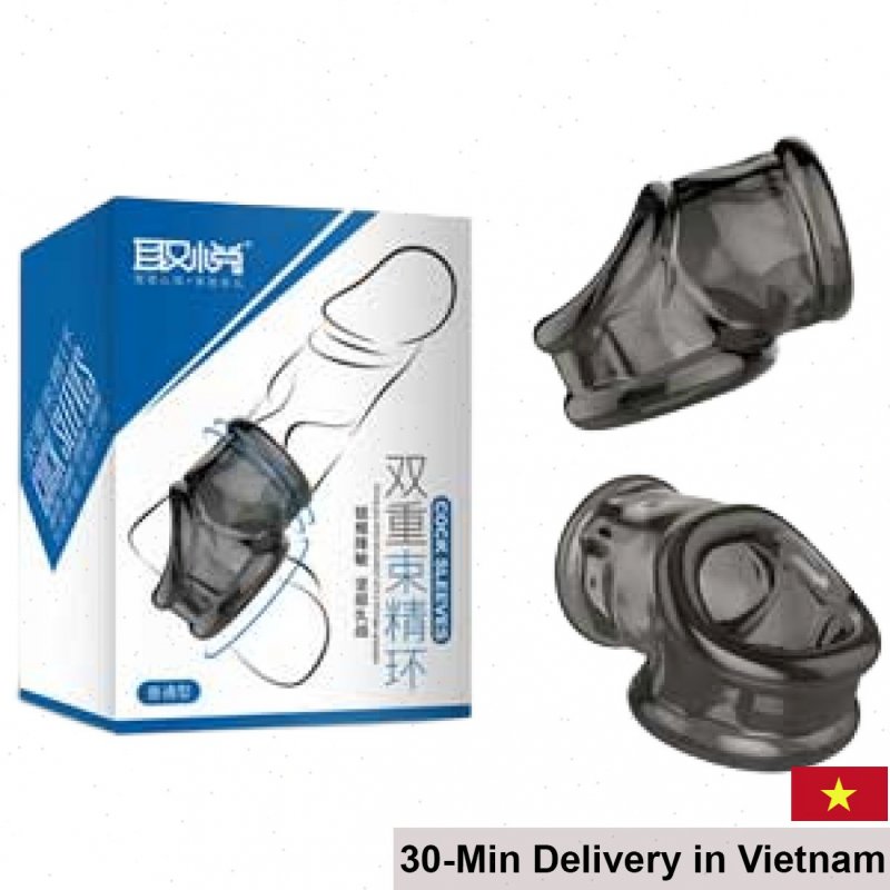 BD10G Silicone Strap-On Sleeve Delay Condom Male Enhancement 