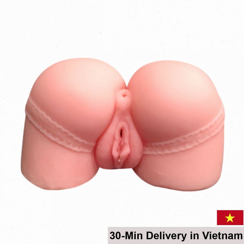 Silicone Realistic Sex Doll Butt with Vagina and Anus 1.2kg 