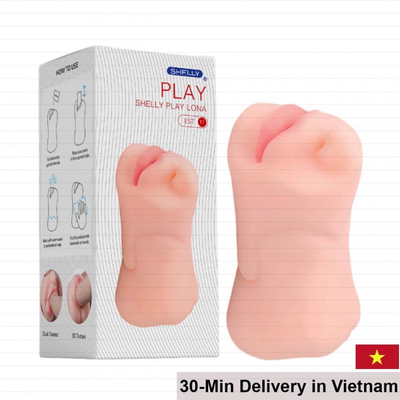 Shelly Play Lona 3D Realistic Textured Solid Masturbator 
