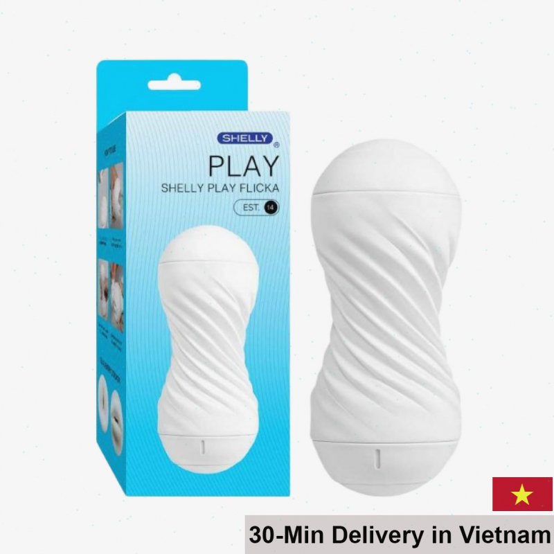 Shelly Play Flicka Dual-Head Realistic Masturbator Soft Flexible 