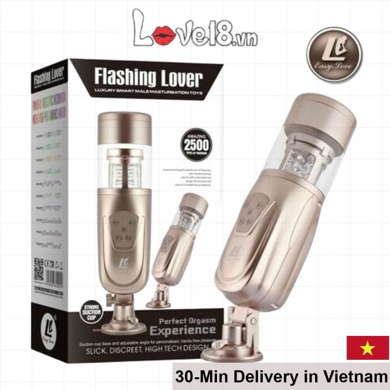 Flashy Wall Mounted Masturbator 10 Rotation and Thrust Modes 