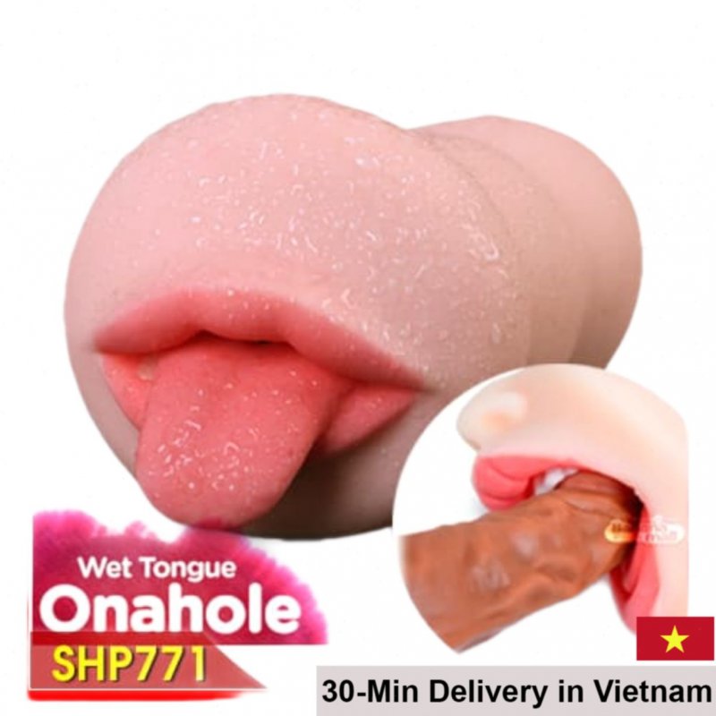 SHP771 Budget Onahole Tongue-Sucking Realistic Male Masturbator 